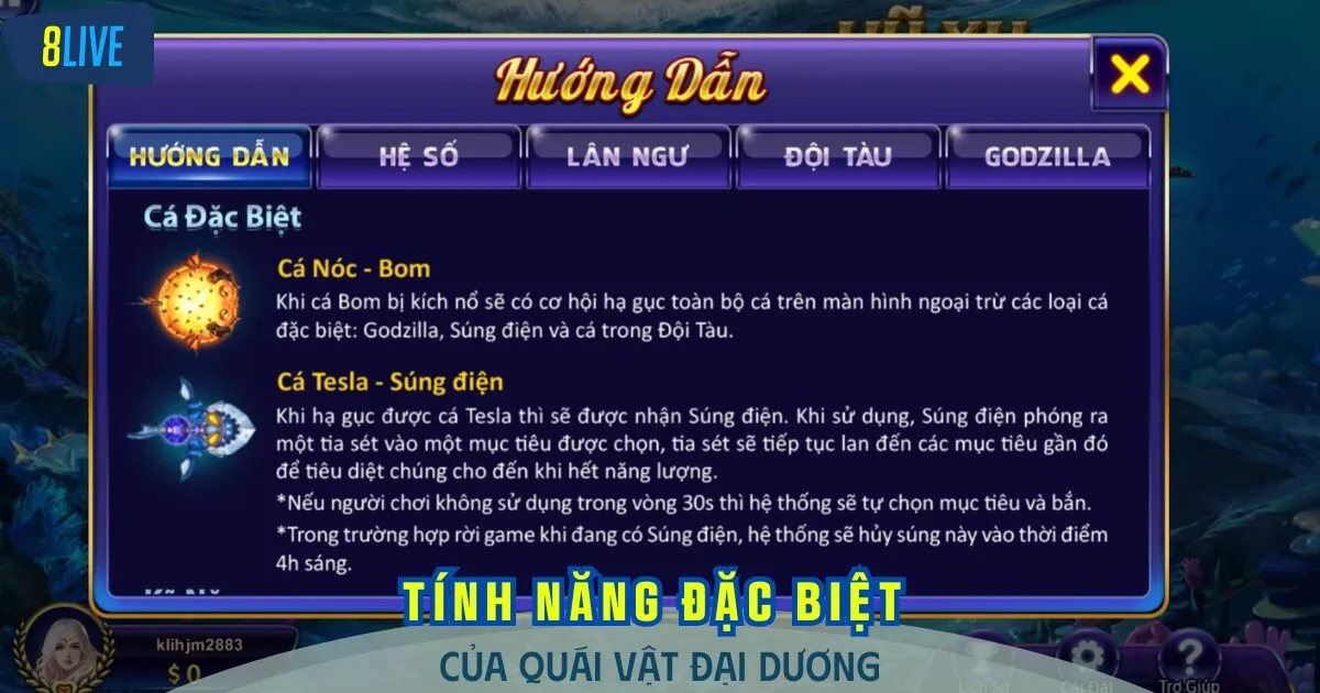 Bắn cá đổi thưởng dễ dàng hơn với kho vũ khí cùng các loại cá hỗ trợ đặc biệt