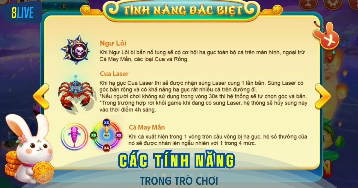 Vũ khí đạn dược và 3 tính năng đặc biệt